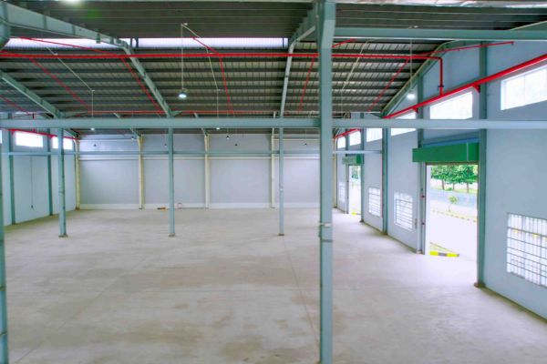 Cấu tạo nhà xưởng 500m2 trong KCN Nhơn Trạch 3