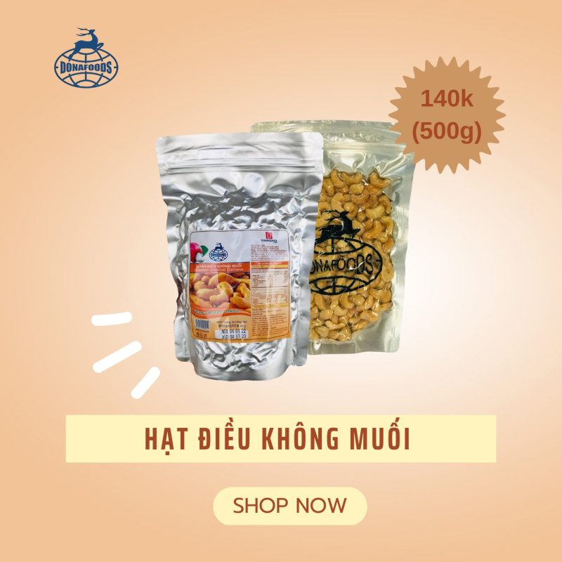 Hạt điều ăn liền