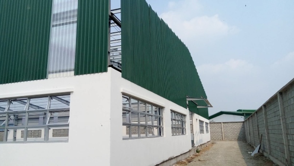 Tính diện tích bao che của nhà xưởng